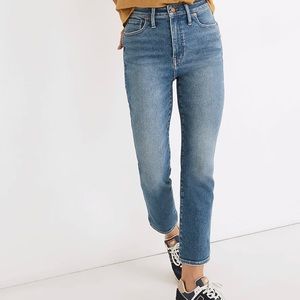Madewell Curvy Stovepipe Jean